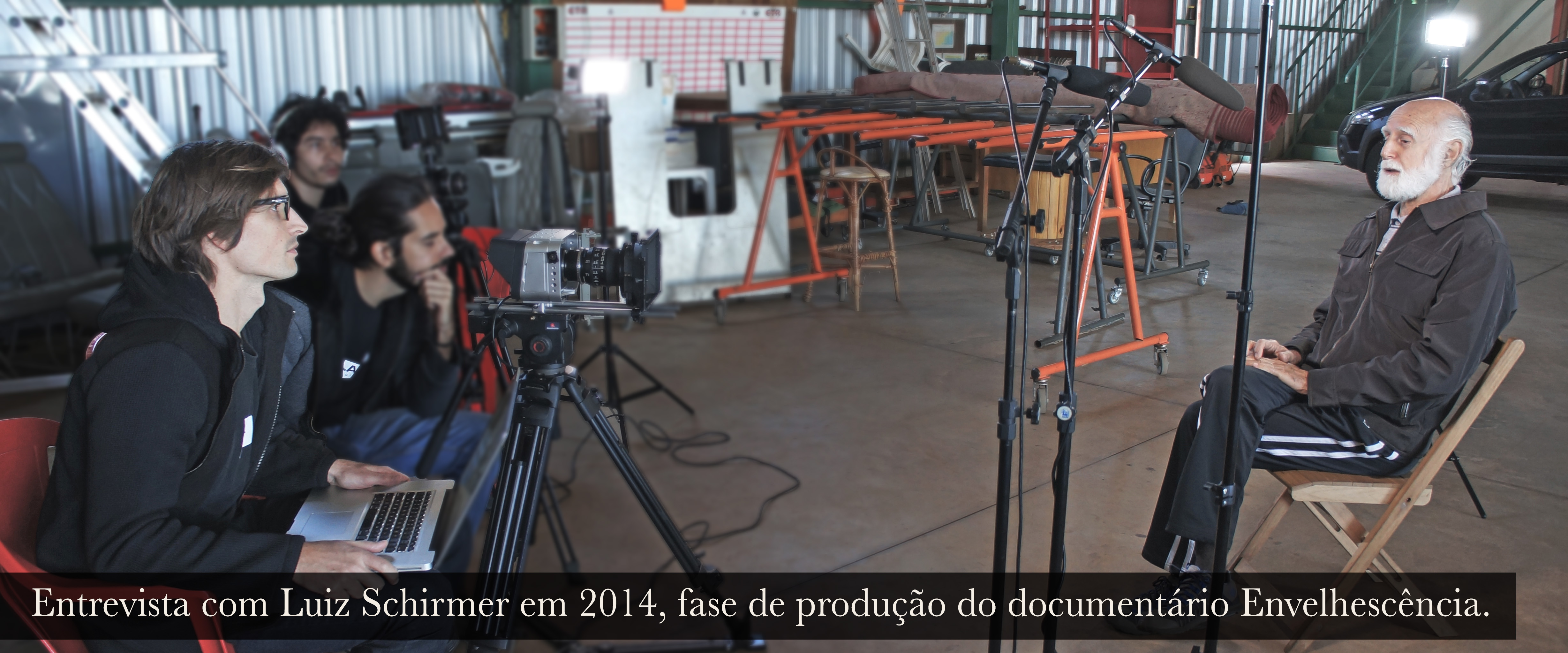 Set de filmagem de Envelhescência, 2014